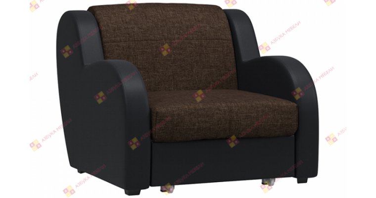 Барон Рогожка Браун кресло-аккордеон